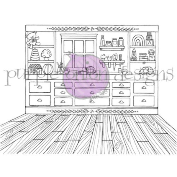 Sello Toy Workshop  Stacey Yacula. Purple onion designs