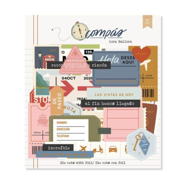 Die cuts tickets Compás. Lora Bailora