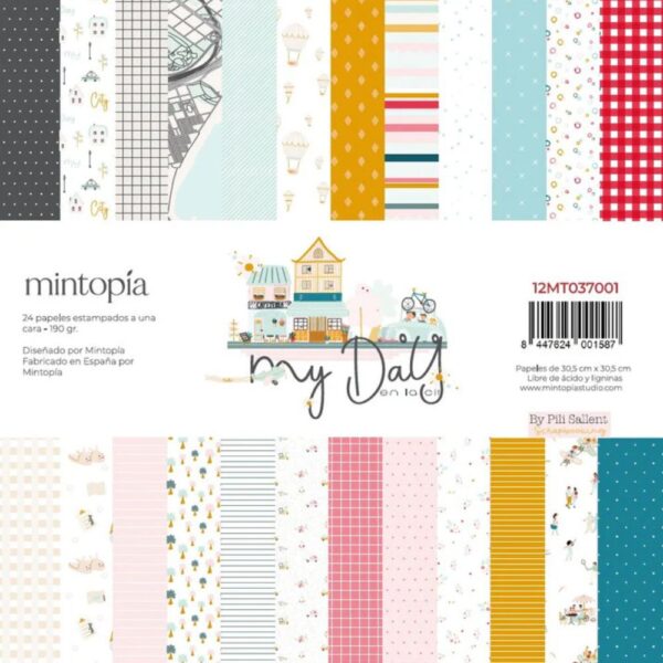 Stack 12x12 My day en la city. Mintopia