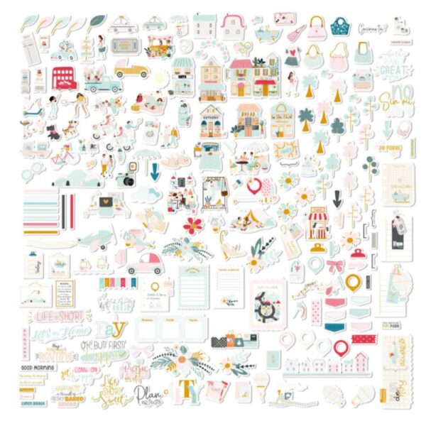 Die cuts My day en la city. Mintopia