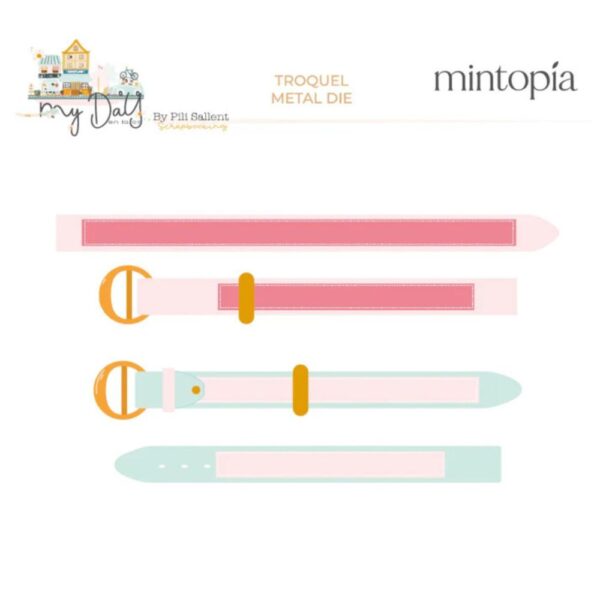 Troquel Correas My day en la city. Mintopia