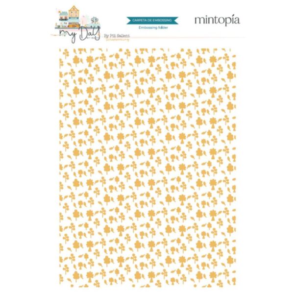Carpeta de embossing Arbolitos My day en la city. Mintopia