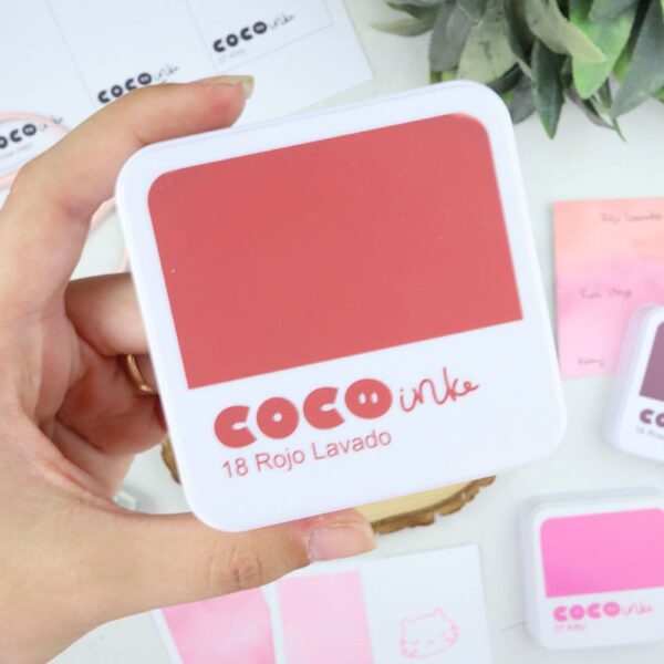 Tinta Rojo Lavado de COCOink. Alúa Cid